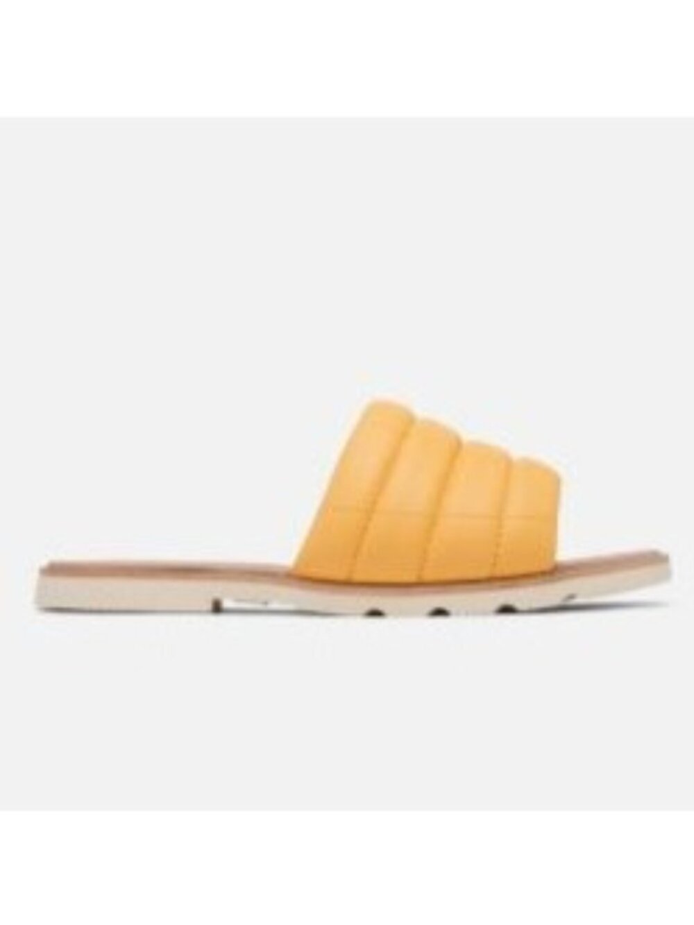 Sorel Womens Yellow Slide Sandals Cushioned Straps & Non-Slip Sole  Size 8